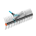 Combisystem Cutter Rake, 35 cm Working Width, Dual-Purpose Garden Tool