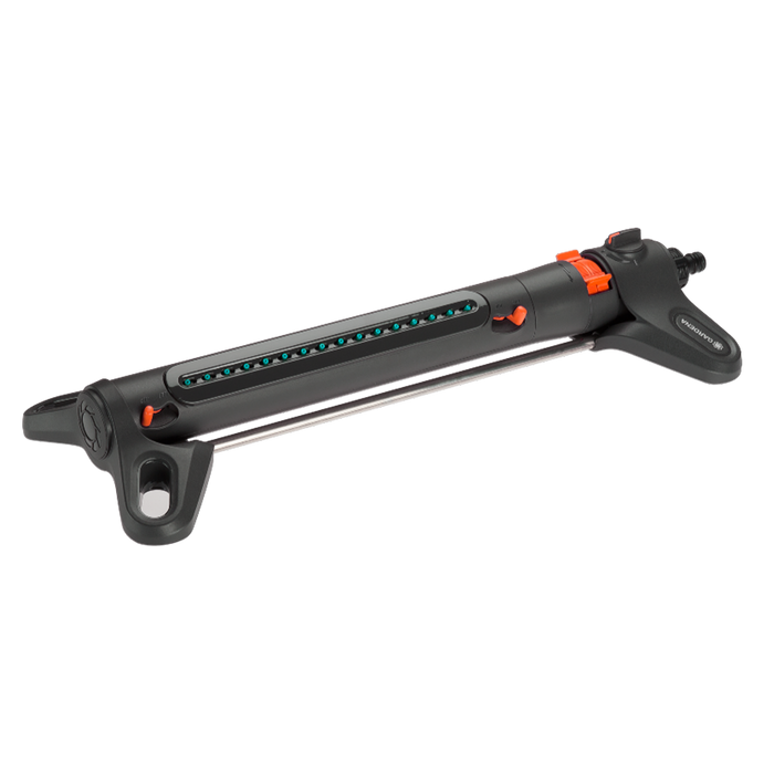 Oscillating Sprinkler AquaZoom M for Uniform Lawn Watering, 250 m² Area Coverage