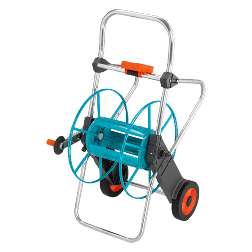 Metal Hose Trolley 100, Space-Saving and Durable, 100 m Maximum Hose Storage Capacity