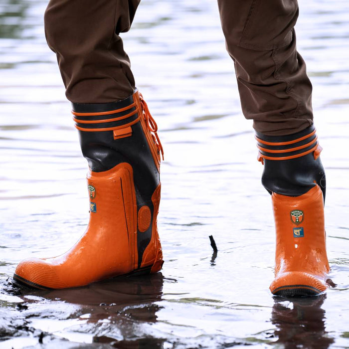 Functional Protective Boots with Saw Protection, Handmade Premium Quality, Easy Wear Features, 3.6 kg