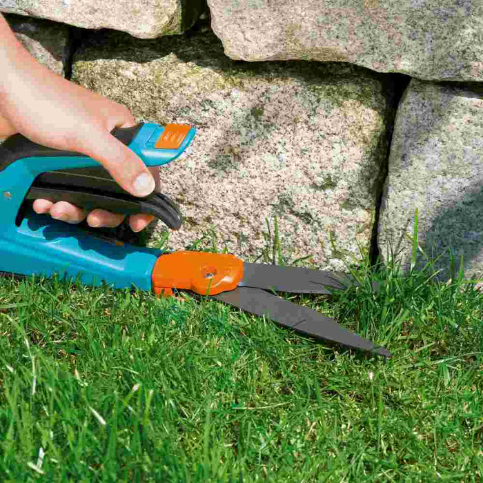 Comfort Rotatable Grass Shears, Bow Handle, 360° Rotatable Blades-4