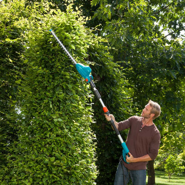 Electric Telescopic Hedge Trimmer THS 500/48 with 3.5 m Reach, 500 W, 48 cm Cutting Length, 4.1 kg