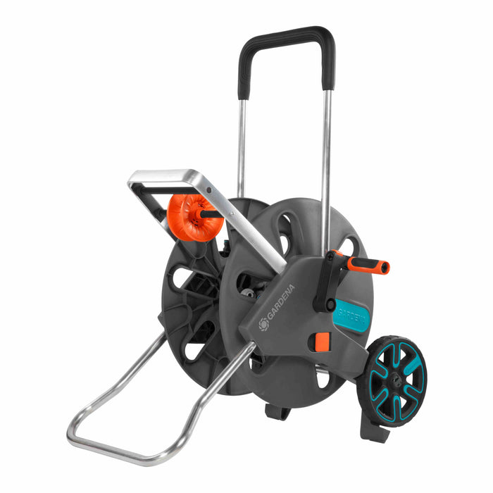CleverRoll L Easy Hose Trolley, Plastic Body, Optimal Garden Hose Storage, 100 m Maximum Hose Storage Capacity
