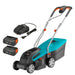 Battery Lawnmower PowerMax™ 32/36V P4A Ready-To-Use Set, Eco-Friendly, 18 V, Li-Ion, 32 cm Blade Diameter, 30 l Collector