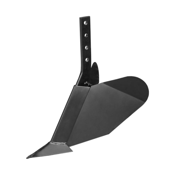 Static Plough Accessory for Tiller and Cultivator for Soil Preparation, Adjustable Fenders