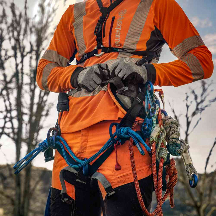Husqvarna Climbing Harness with Padded Back, Adjustable Leg Loops and Double Bridge-5