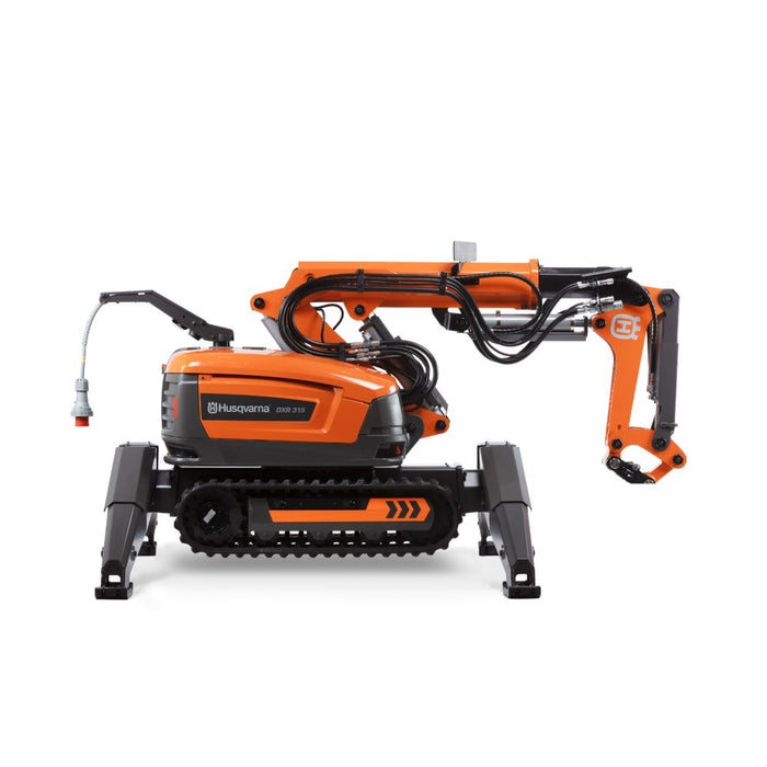 DXR 315 Demolition Robot, Telescopic Arm, Remote-Controlled, 27 kW, 5.5 m Upward Reach, 2020 kg