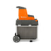 Battery Wood Shredder/Chipper, Light Garden Use, 1,400 W, 4 cm Shredding Diameter Capacity, 45 l Collector Volume, 23 kg-2