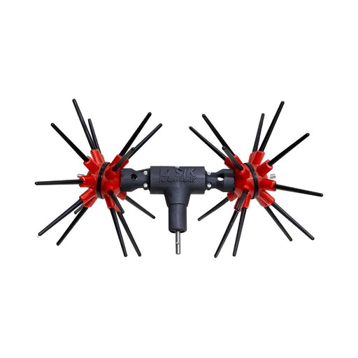 32 4x4 Complete Olive Harvester Head Patented Independent 4-Hemisphere System, 32 Carbon Tines-1