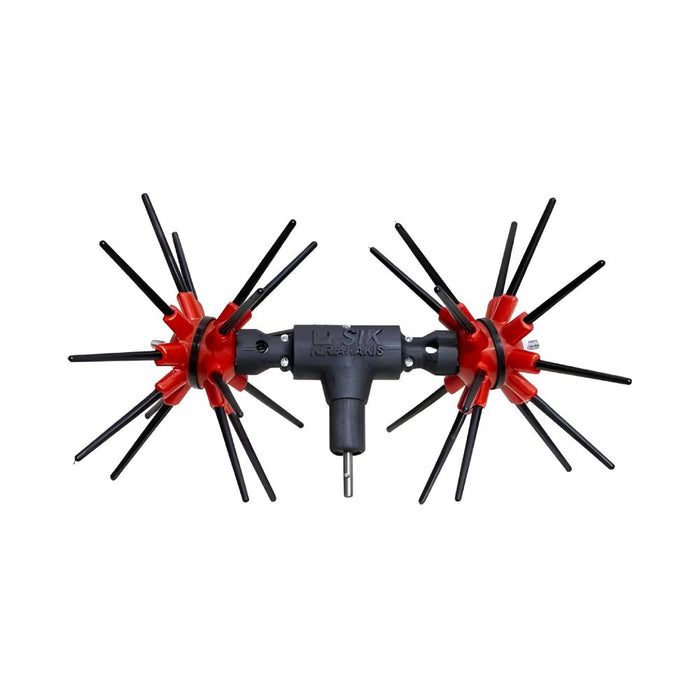 32 4x4 Complete Olive Harvester Head Patented Independent 4-Hemisphere System, 32 Carbon Tines-1