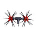 32 4x4 Complete Olive Harvester Head Patented Independent 4-Hemisphere System, 32 Carbon Tines-1