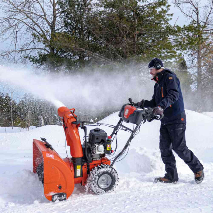 ST 224 Petrol Snow Thrower, Wheels, 6 hp, 61 cm Working Width, 1 to 6 m Throwing Distance, 92 kg-3