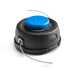 Trimmer Head T35 M10, Semi-Automatic Brushcutter Head, 10 mm Thread Size, 430 g-2
