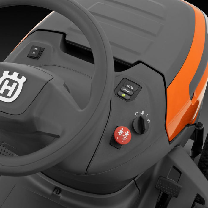 TC 100i Battery Garden Tractor, Small to Medium-Sized Gardens, 14 hp, 250 l Rear Collector, 95 cm Blade Length-5