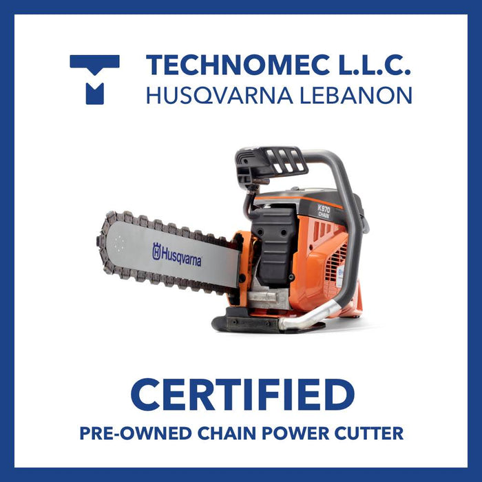 PRE-OWNED CHAINSAW, USED, K 970 Chain Petrol Power Cutter, 6.5 hp, 450 mm Cutting Depth-1