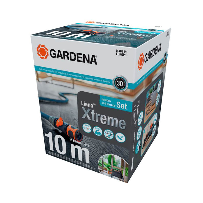 Textile Hose Liano™ Xtreme 13 mm (1/2"), 10 m Set, 35 bar Burst Pressure, Drip-Proof, Indoor Use Set