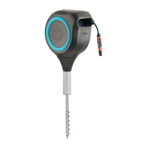 Anchored Hose Box RollUp M 20 m, 11 mm (1/2"), Space-Saving Watering Solution