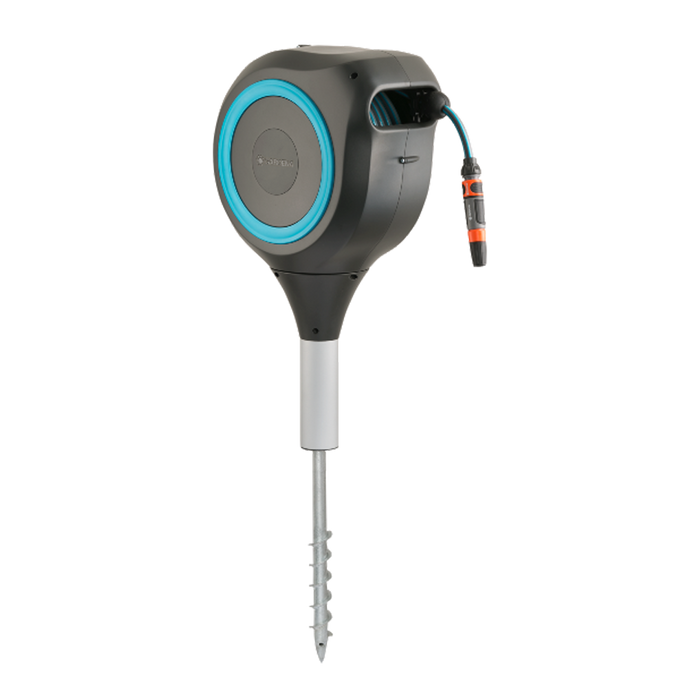 Anchored Hose Box RollUp M 20 m, 11 mm (1/2"), Space-Saving Watering Solution