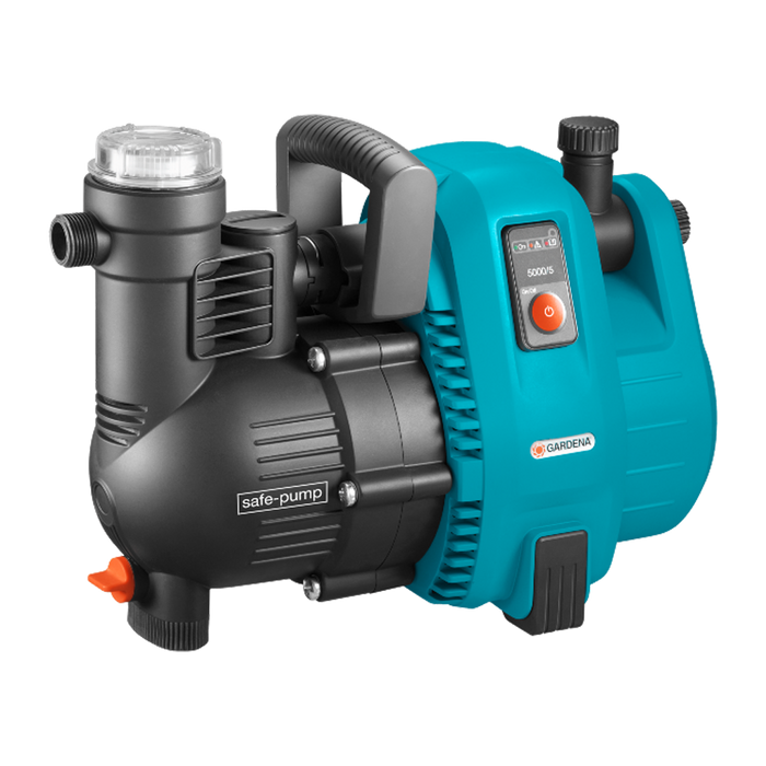 Garden Pump 5000/5, 1,300 W, 5,000 l/h Maximum Delivery Capacity, 5 bar, 8 m Self-Priming Suction
