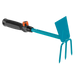 Combisystem Hand Hoe, Ideal for Soil Aeration and Weeding, 6.5 cm Working Width, 3-Pointed