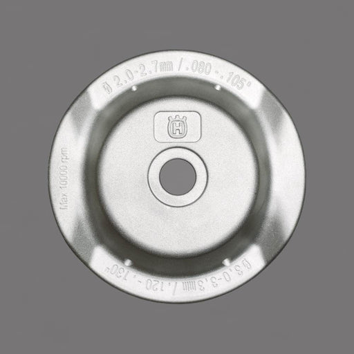 Trimmer Head Alloy, Cast-Aluminum Disc, 12 mm Arbor Size, Flat Bottom Profile from Smooth Glide, 380 g-2