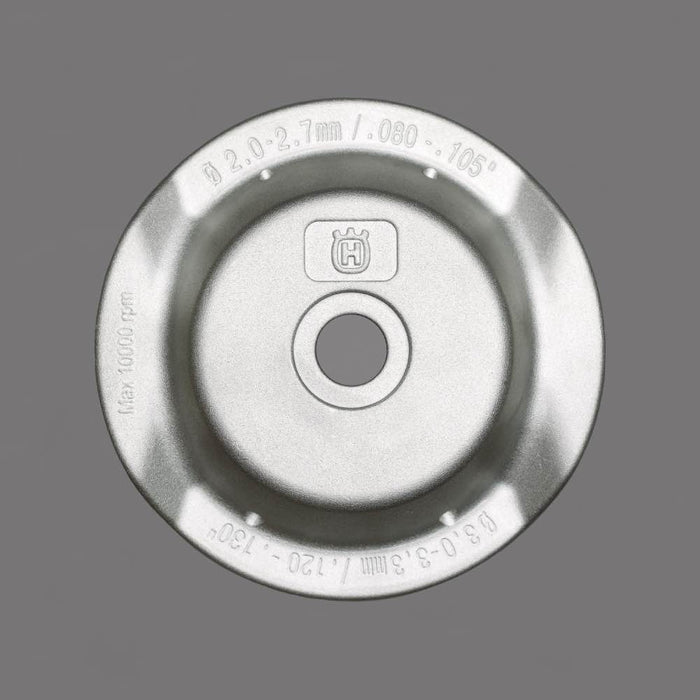 Trimmer Head Alloy, Cast-Aluminum Disc, 12 mm Arbor Size, Flat Bottom Profile from Smooth Glide, 380 g-2