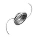 Trimmer Head Alloy, Cast-Aluminum Disc, 12 mm Arbor Size, Flat Bottom Profile from Smooth Glide, 380 g-1