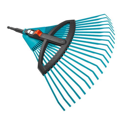 Adjustable Rake for Efficient Garden Clean-Up, Plastic, 35 - 52 cm Working Width
