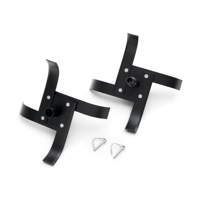 Tiller and Cultivator Extra Spare Tines for Increased Working Width
