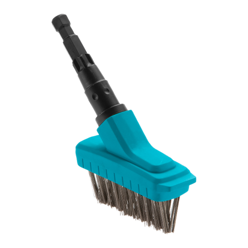 Joint Brush M for Efficient Moss Removal in Paving Joints, Special Steel Bristles, Scraping Edge for Stubborn Dirt