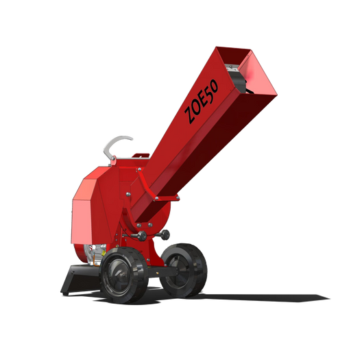 Zoe Italian Wood Shredder/Chipper, For Shredding Pruning, 6.5 hp, 5.5 cm Shredding Diameter Capacity