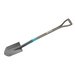NatureLine Pointed Spade Shovel, For Hard & Heavy Soils, 117 cm Length, FSC® 100% Certified