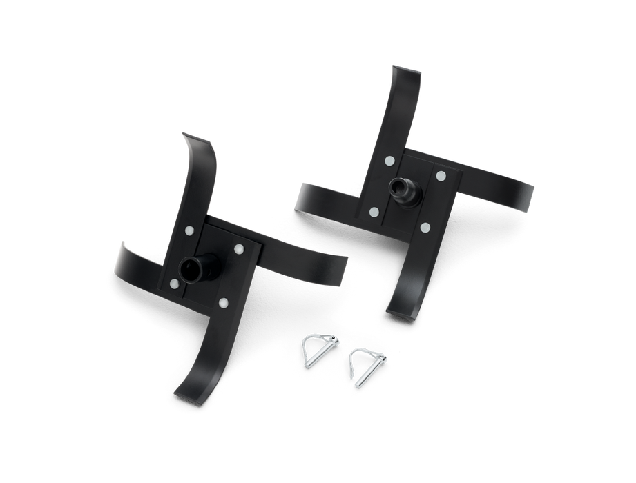 Tiller and Cultivator Extra Spare Tines for Increased Working Width