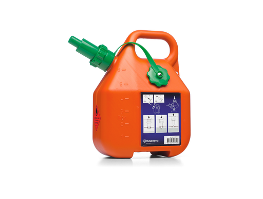 Petrol Can 6L with Automatic Overfill Protection, Orange