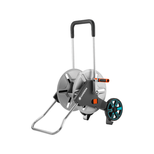 CleverRoll M Metal Hose Trolley, Durable Garden Hose Storage, 60 m Maximum Hose Storage Capacity