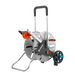CleverRoll L Easy Metal Hose Trolley, Aluminium Body, Robust Garden Hose Storage, 100 m Maximum Hose Storage Capacity