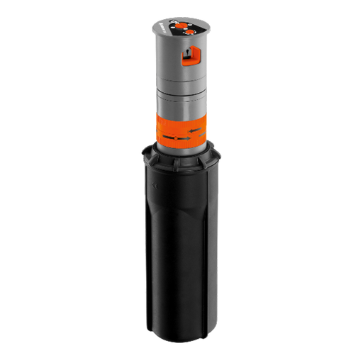 Turbo-driven Pop-up Sprinkler T 380 for Medium-Sized Lawns, 380 m² Area Coverage, 3/4" Female Thread