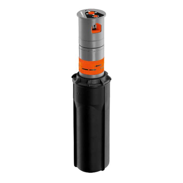 Turbo-driven Pop-up Sprinkler T 380 for Medium-Sized Lawns, 380 m² Area Coverage, 3/4" Female Thread
