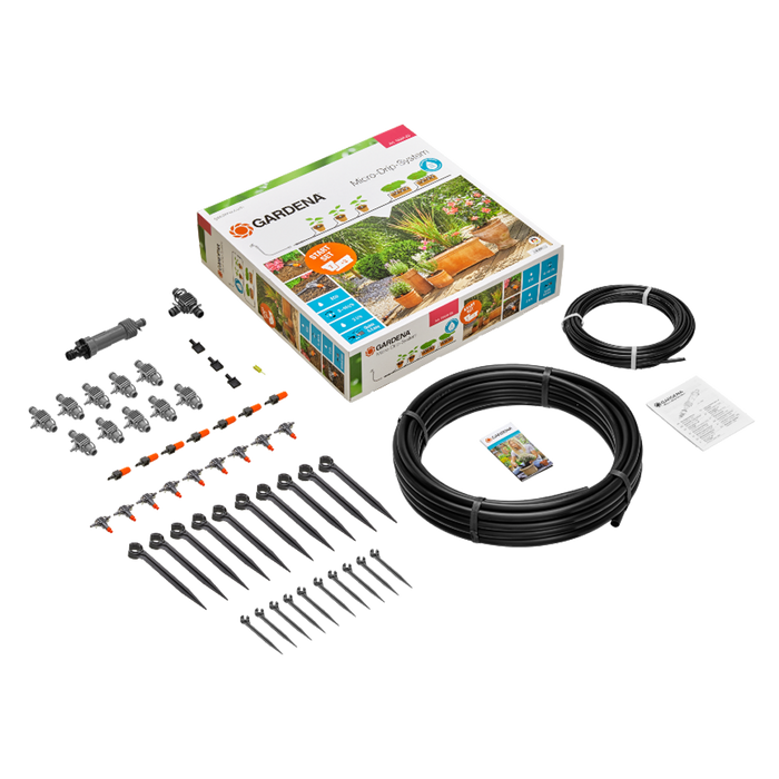 MicroDrip System Starter Set for Flower Pots M, Efficient Watering Solution