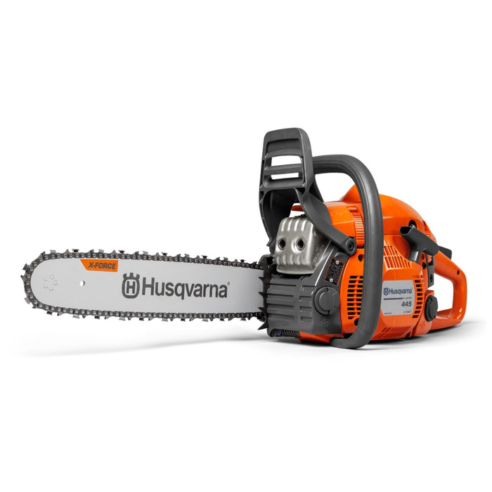 445 Semi-Professional Petrol Chainsaw, 2.85 hp, 45 cm Blade, 0.325" Pitch, 4.9 kg