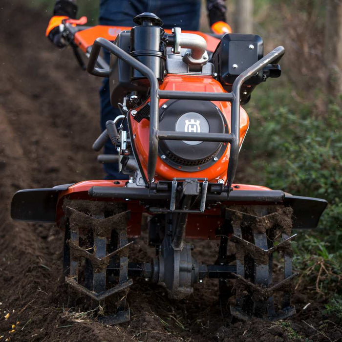 Metal Wheel for Enhanced Tiller and Cultivator Traction, 10 Spike Blades, 33.5 cm Diameter