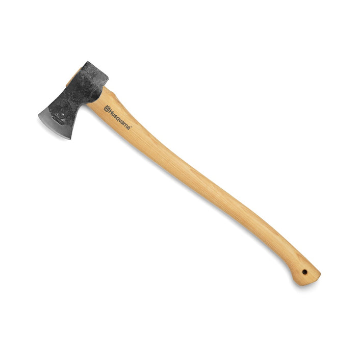 Forest Axe for Small-Scale Tree Felling and Branch Trimming, 65 cm, 1.3 kg, Hand-Forged, Hickory