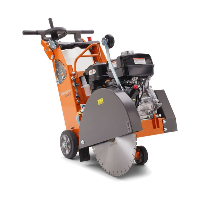 FS 400 LV Petrol Floor Saw for Concrete and Asphalt, 4-Stroke Engine, 11.7 hp, 187 mm Cutting Depth, 100 kg