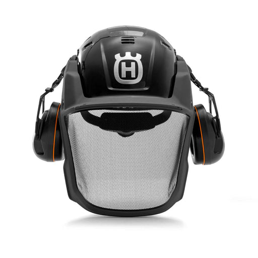 Technical Forest Helmet Grey, 24 dB(A) NRR, Mesh Visor & UV Indicator, CE & ANSI Certified-2