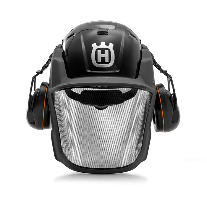 Technical Forest Helmet Grey, Professional Chainsaw Safety Gear, Face & Hearing Protection, 24 dB(A) NRR