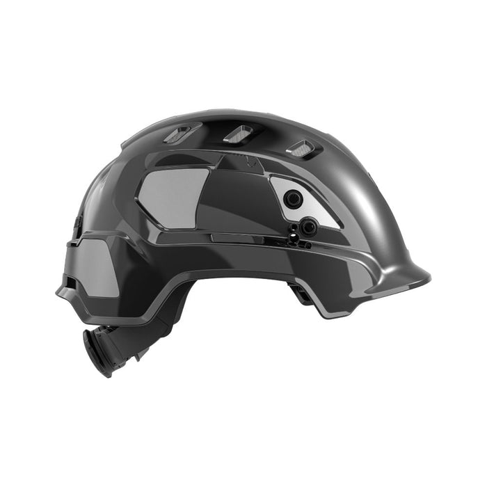 Technical Forest Helmet Grey, Professional Chainsaw Safety Gear, Face & Hearing Protection, 24 dB(A) NRR