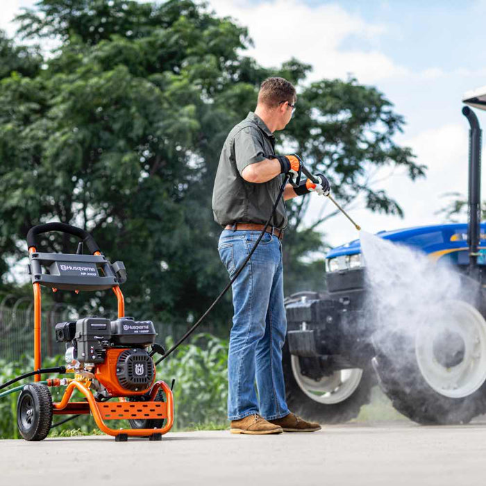 HP 3000 Petrol Pressure Washer, Industrial-Grade, 6.5 hp, 207 bar, 540 l/h Water Flow