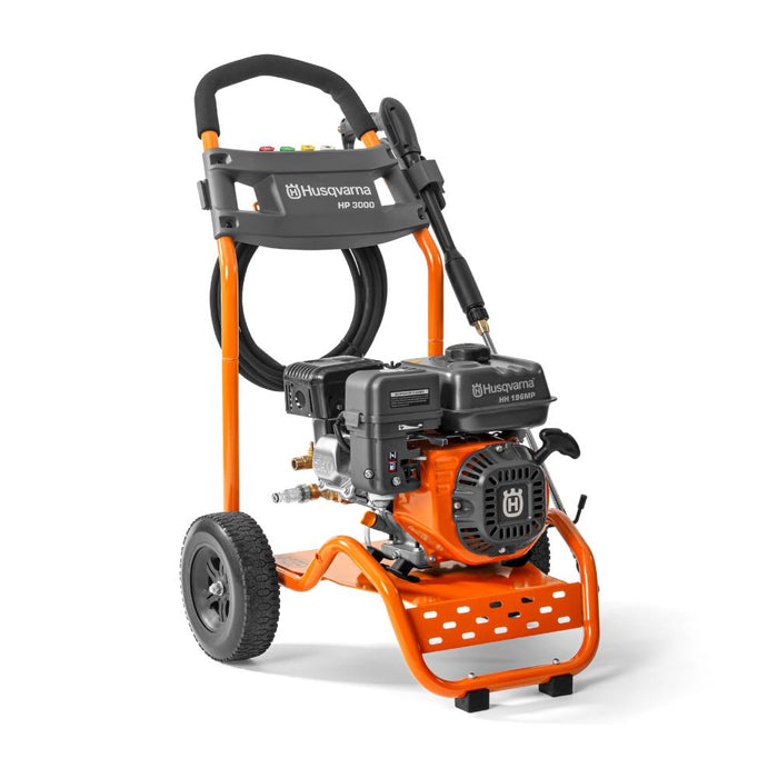 HP 3000 Petrol Pressure Washer, Industrial-Grade, 6.5 hp, 207 bar, 540 l/h Water Flow