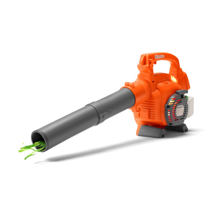 Toy Leaf Blower, Husqvarna125B Model, Air Streamers, Real Blower Sound, Blows Air from Nozzle-1