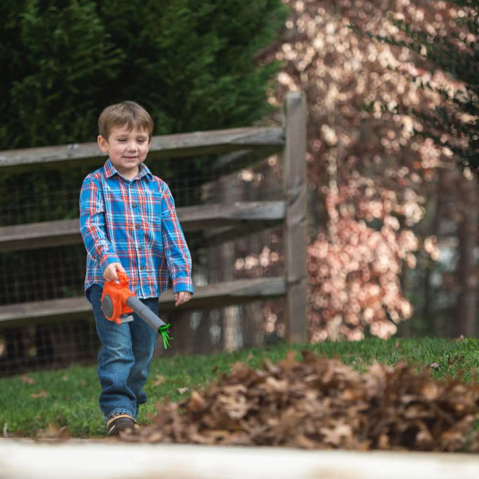 Toy Leaf Blower, Husqvarna125B Model, Air Streamers, Real Blower Sound, Blows Air from Nozzle-3